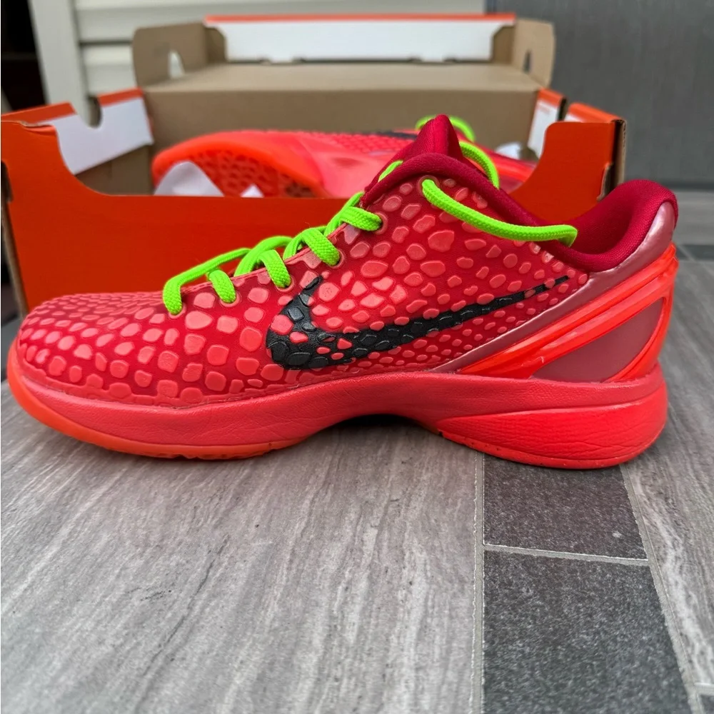 Nike Kobe VI (GS) Reverse Grinch 5Y - Picture 10 of 10